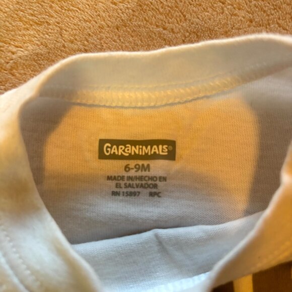 Garanimals 6–9M Long Sleeve “One of a Kind” Layered Look Shirt – Baby Boy/Girl - Picture 2 of 4